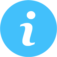 info icon blue with info i in middle